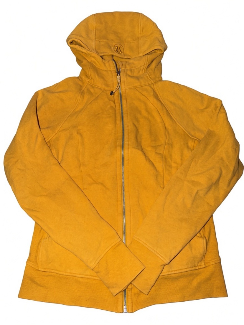 Lululemon full zip scuba yellow